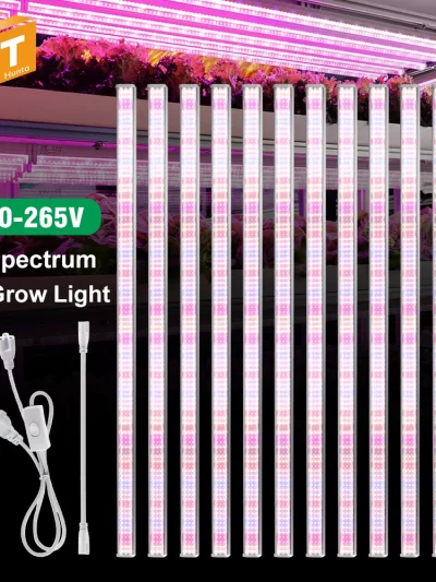 LED Grow Light Bar SMD2835 AC100-265V For Plants Fruit Trees Full Spectrum LED Grow Light For Veg Flowers