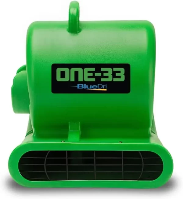 One-33 Air Mover, 1/3 HP 2900 CFM Industrial Water Damage Flood Restoration Carpet and Floor Drying Blower Fan