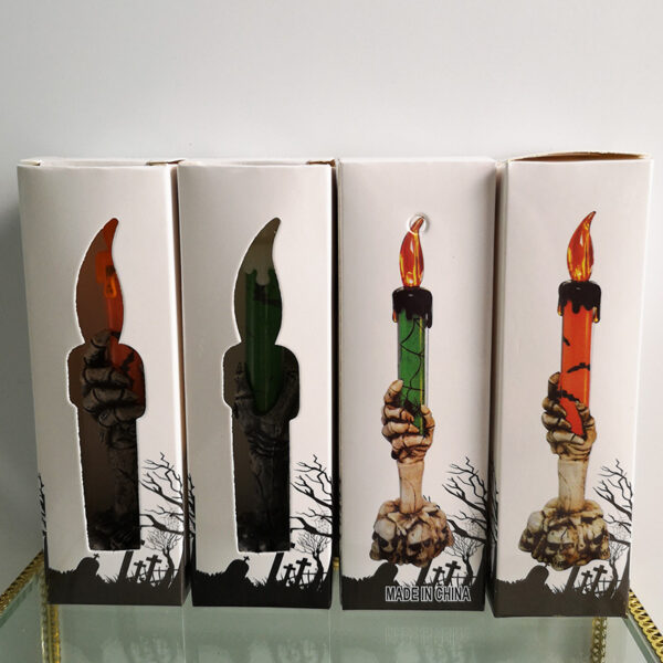 Halloween Skeletons Ghost Party Candles Pumpkin Party Happy Halloween - Image 10