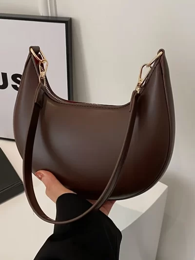 New Fashionable High-end Moon-shaped Single Shoulder Bag