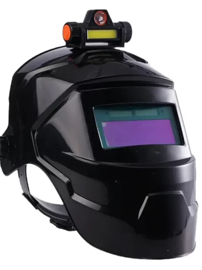 Welding Helmet Welder Mask With Rechargeable Headlight Automatic Dimming Electric Protective Mask For Arc Welding