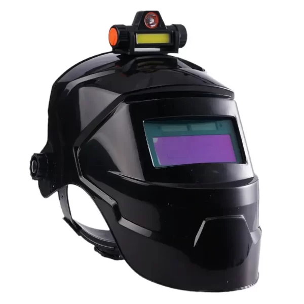 Welding Helmet Welder Mask With Rechargeable Headlight Automatic Dimming Electric Protective Mask For Arc Welding