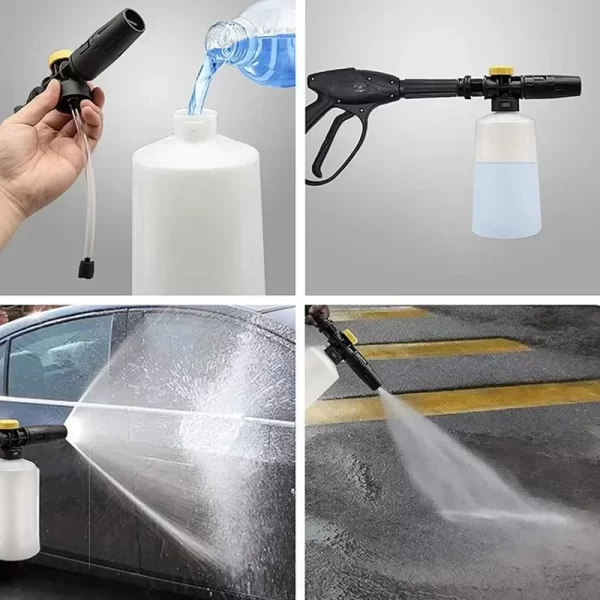 750ML Snow Foam Lance Car Soap Foam Generator High Pressure Washers For Karcher K2 K3 K4 K5 K6 K7 Adjustable Sprayer Nozzle - Image 5