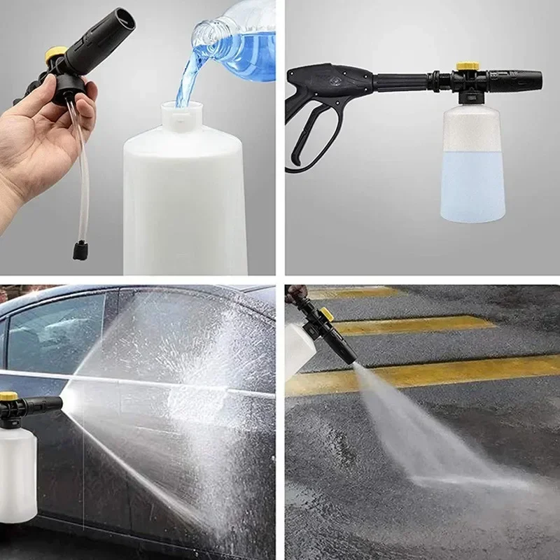 750ML Snow Foam Lance Car Soap Foam Generator High Pressure Washers For Karcher K2 K3 K4 K5 K6 K7 Adjustable Sprayer Nozzle - Image 5