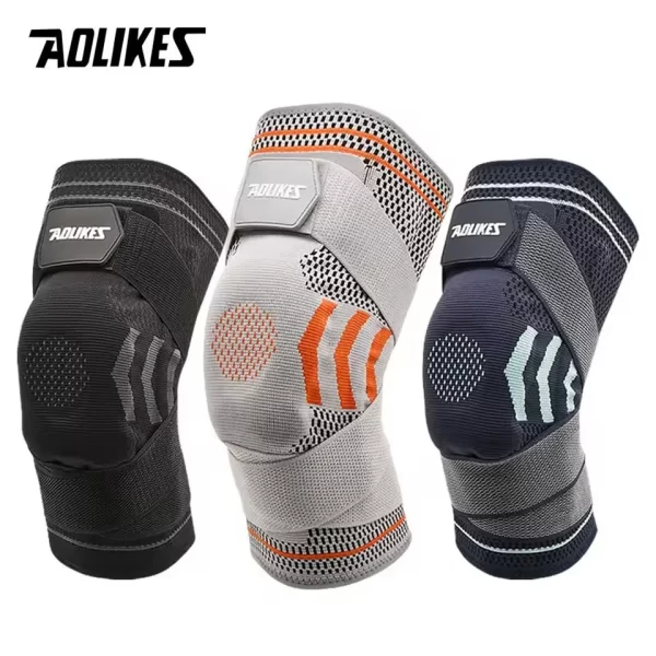 AOLIKES 1PCS Knee Brace Support Straps Knee Compression Sleeves