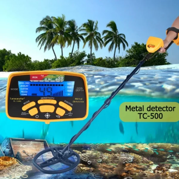 TC-500 Metal Detector 100CM (battery not included) Underground professional gold detector - Image 2