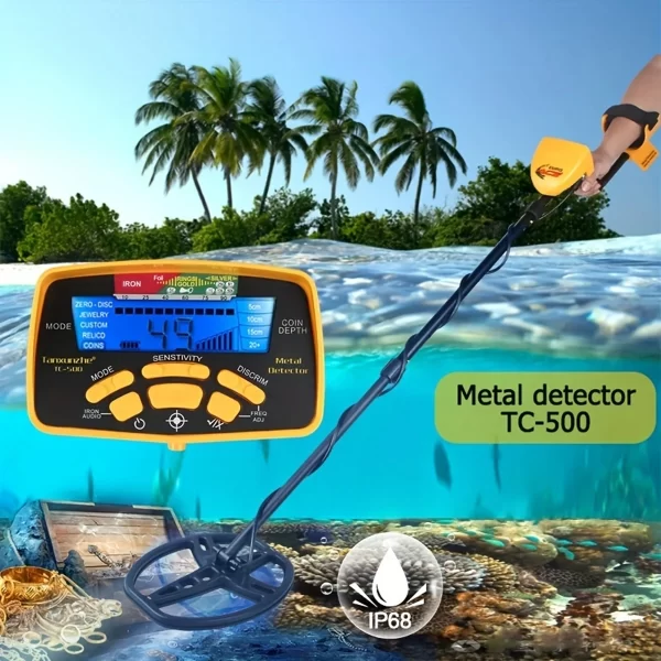 TC-500 Metal Detector 100CM (battery not included) Underground professional gold detector - Image 9