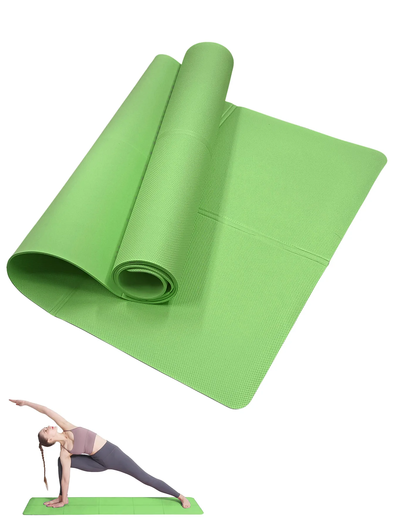 Yoga Mat Pilates Fitness Mat 3/4/6mm Thicknes Non Slip Yoga Cushion - Image 12