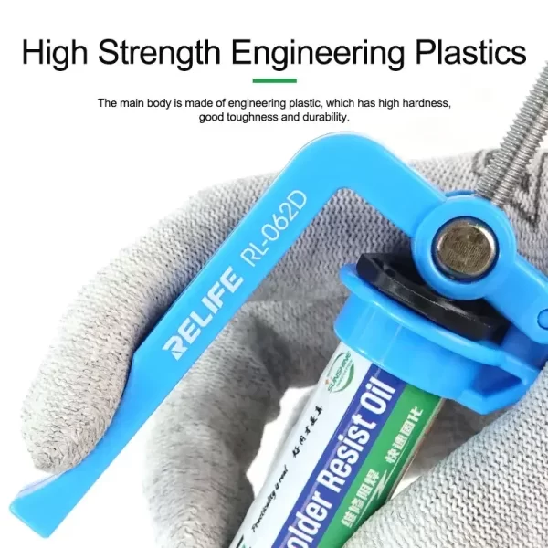 RELIFE RL-062D Labor-Saving 5-10CC New Solder Paste Booster UV Solder Mask Ink Welding Oil Pusher for Motherboard Repair Tools - Image 5