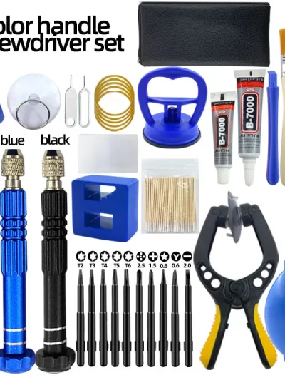 Mobile phone repair tool,screwdriver, tablet battery disassembly, screen opening, dust cleaning, disassembly set