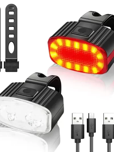 Ultra-bright Bicycle Lights Suitable For Night Riding, Rechargeable Multi-mode Waterproof Taillights, Bicycle Accessories