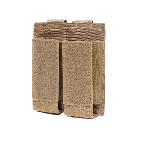 9mm Magazine Pouch Pistol Magazine Bag Tactical Fast Draw Pistol MOLLE Double Mag Pouch EDC Tool Kit Hunting Accessory - Image 20
