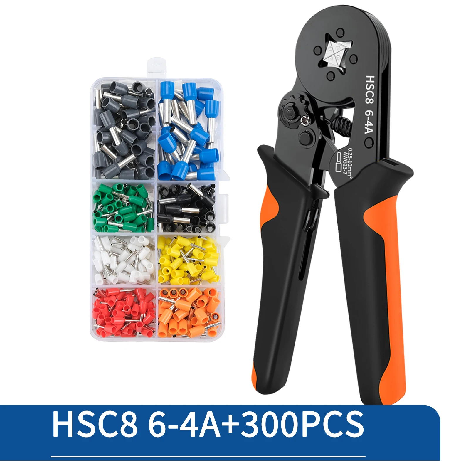 Crimping Pliers Ferrule Sleeves Tubular Terminal Tools HSC8 6-4 10-6 16-6 Wire Crimper Household Electrical Sets Terminal - Image 7