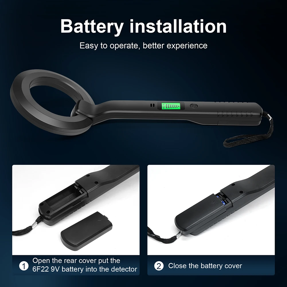 New Handheld Metal Detector With LED Display High Sensitivity Metal Scanner Gold Silver - Image 4