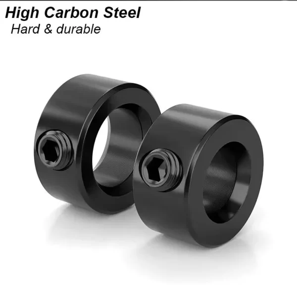 Steel Drill Stop Collar Kit - Metric Adjustable Depth Limiter Rings - Image 3