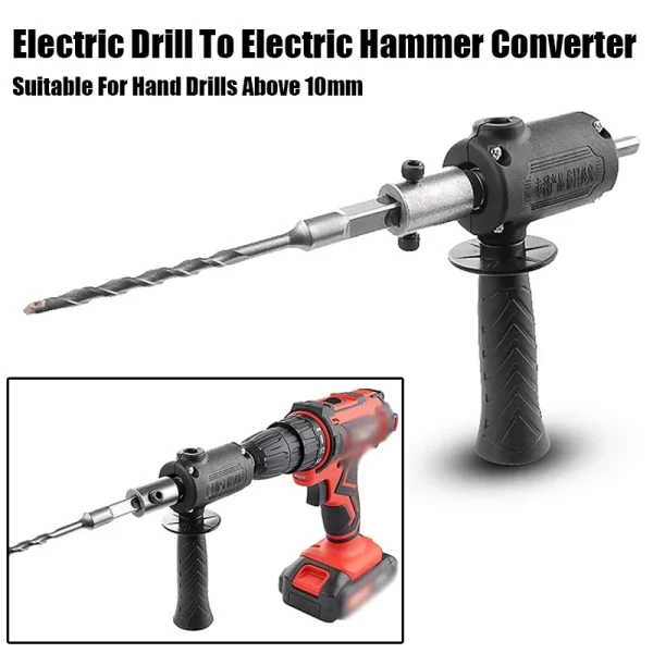 Electric Drill To Electric Hammer Converter Household Power Tools High Quality