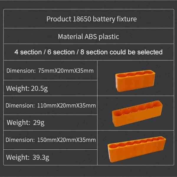 18650Battery Pack Fixture For Spot Welder Single Row Double Sided Spot Welding Plastic Fixed Fixture Battery Pack Soldering Tool - Image 16