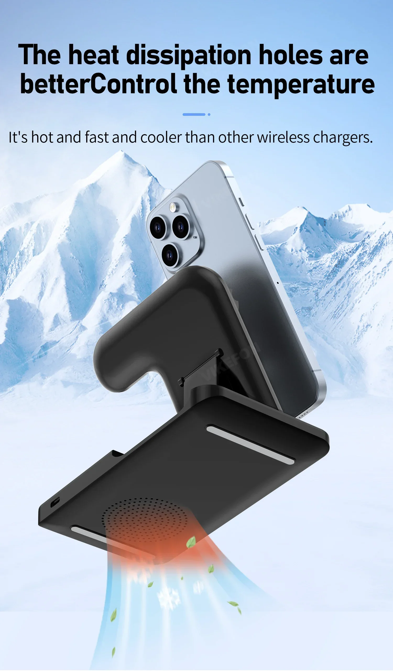 30W LED Fast Wireless Charger Stand 3 in 1 Foldable Charging Station For iPhone 15 14 13 12 11 Apple Watch 9 8 7 6 5 Airpods Pro - Image 31