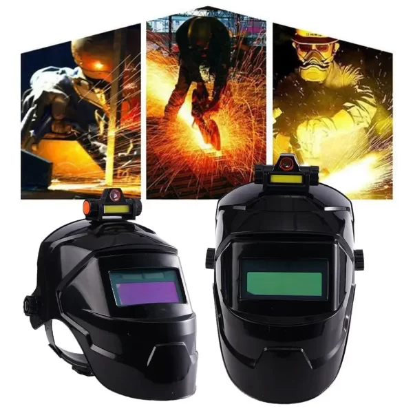 Welding Helmet Welder Mask With Rechargeable Headlight Automatic Dimming Electric Protective Mask For Arc Welding - Image 23