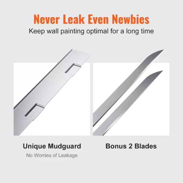 Drywall Flat Box 10Inch Wide Quick Clean Aluminum Finishing Mud Box for Plasterboard Wallboard Sheetrock - Image 5