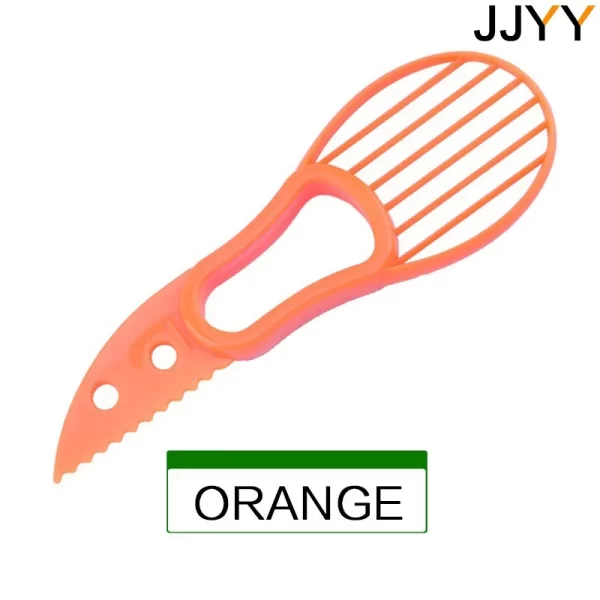 JJYY 3 In 1 Avocado Slicer Shea Corer Butter Fruit Peeler Cutter Pulp Separator - Image 9