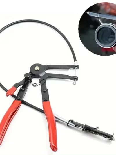 Clamping Pliers Bendable Hose Clamps Cable Type Flex Cable Long Auto Hose Clamps Straight Hose