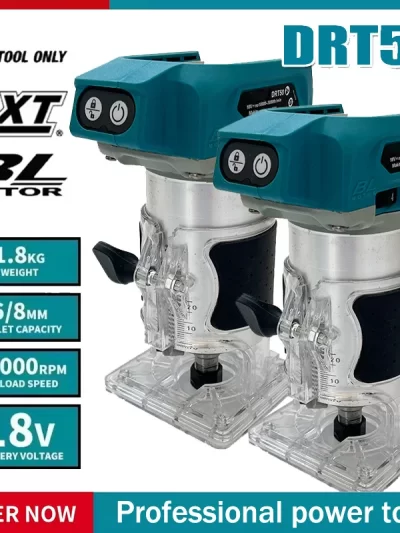 Fit Makita DRT50 Cordless Trimmer Rechargeable Trimming Machine Brushless Slotting Tool