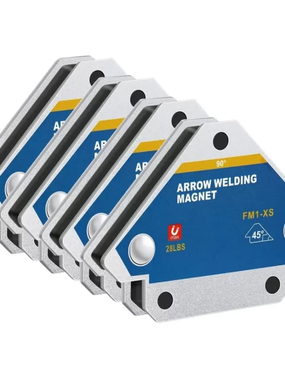 Hot 2pcs 12.5KG Magnetic Welding Holders Angle Solder Arrow Magnet Weld Fixer Positioner