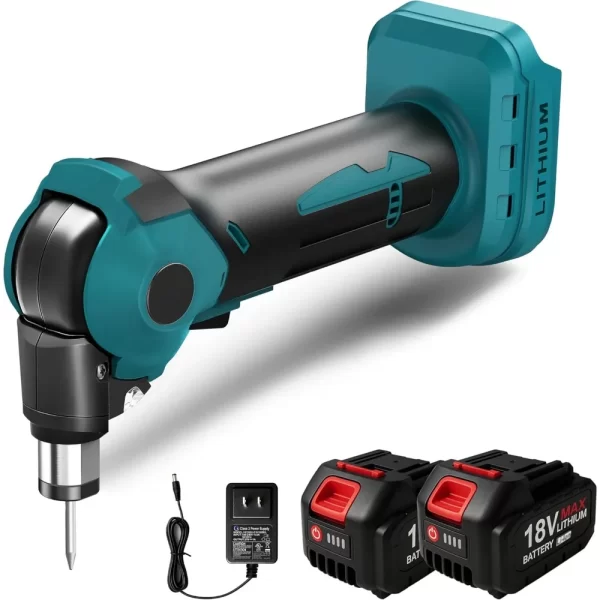 Palm Nailer Cordless Auto Hammer Compatible with Ma-kita 20V/18V Battery, Power Framing Nailer, 0-90° Adjustable Palm Nail Gun w