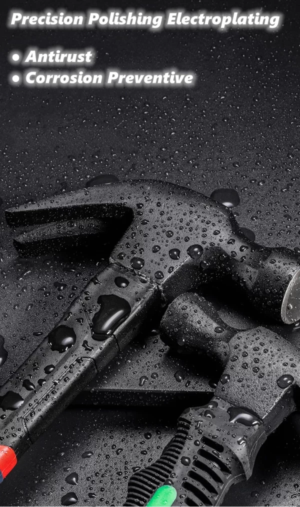 Multifunctional Claw Hammer Ramshorn Nail Hammer Engineering Handle Lightweight - Image 16
