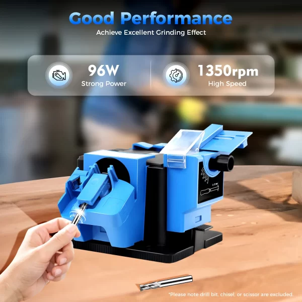 96W 110V Multifunctional Electric Sharpening Machine Electric Drill Bit Sharpener - Image 8