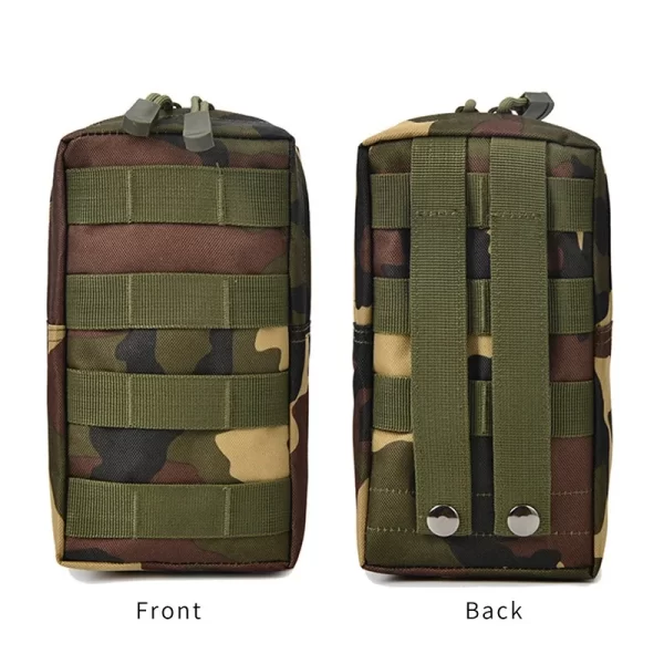 600D Oxford Outdoor Military Tactical Bag EDC Molle Tool Zipper Waist Accessories Durable Belt Como Pouch - Image 16