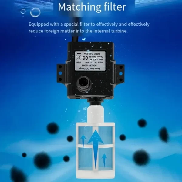 10W 9V Solar Powered Water-Pump Set with Filter 5V Circulating Fish Pond Filtrations Oxygen Submersible Pumps Solar Controllers - Image 12