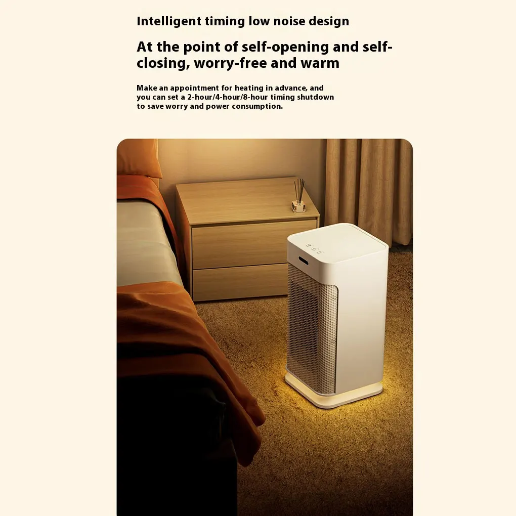 Portable Ceramic Heaters Fan Silent Room Heater with Remote Control Overheat Protection - Image 13