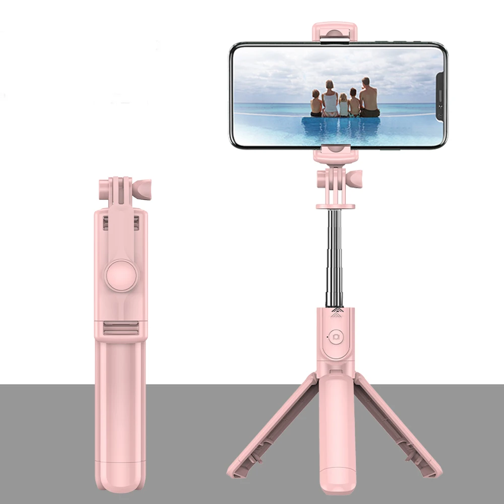 Portable Wireless Selfie Stick Extendable Tripod Stand With Bluetooth Remote for iPhone Android Vlog Live Streaming Bracket - Image 7