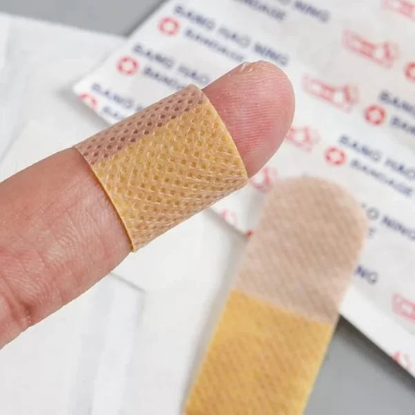 50/100Pcs Waterproof Breathable Cushion Adhesive Plaster Wound Hemostasis Sticker Band First Aid Medical Gauze Bandage band,aids - Image 2