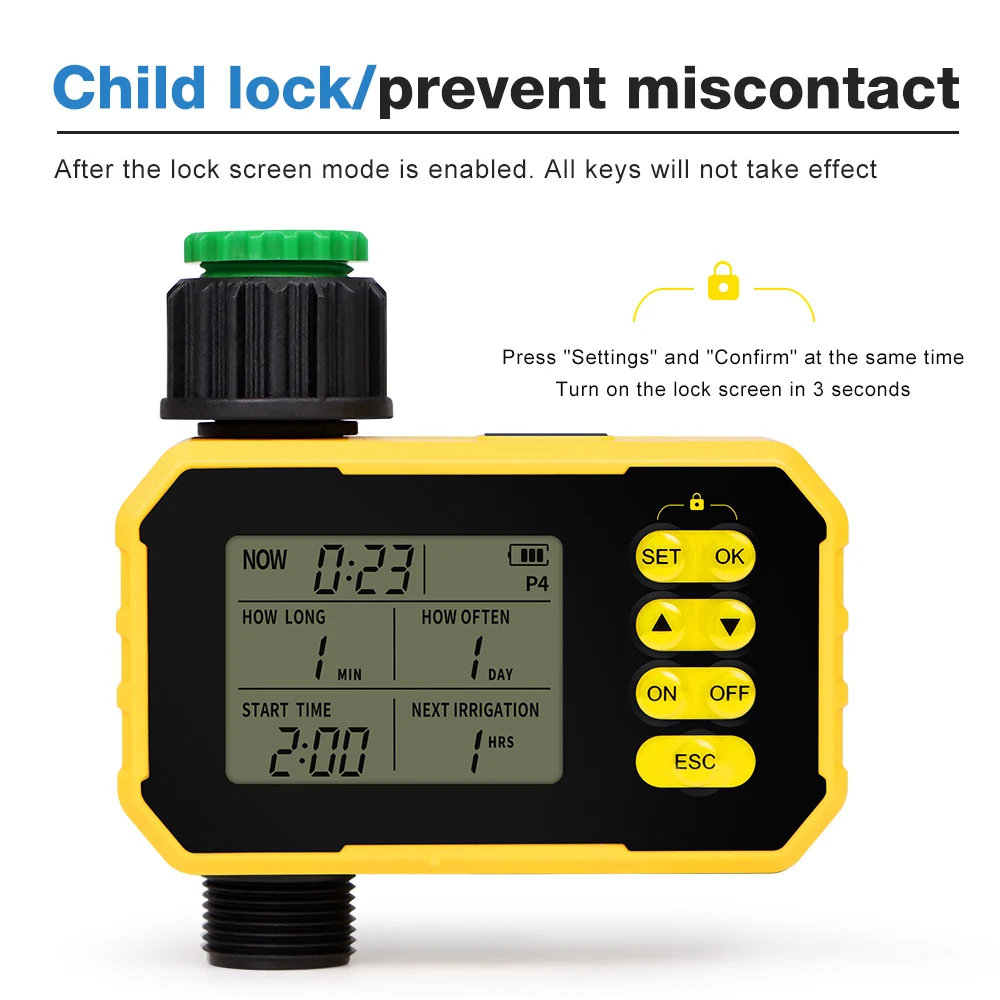 New 1/2 Outlets Solar Irrigation Timer Smart APP Control Automatic Irrigation System Outdoor Water Timer Garden Watering Tool - Image 27