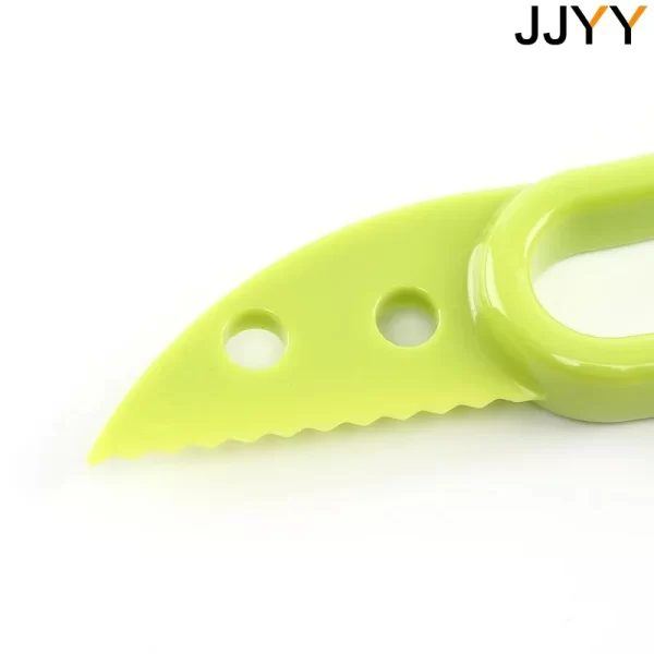 JJYY 3 In 1 Avocado Slicer Shea Corer Butter Fruit Peeler Cutter Pulp Separator - Image 12
