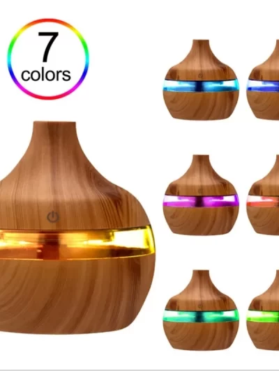 Humidifier Electric Aroma Air Diffuser Wood Ultrasonic Air Humidifier Essential Oil Aromatherapy