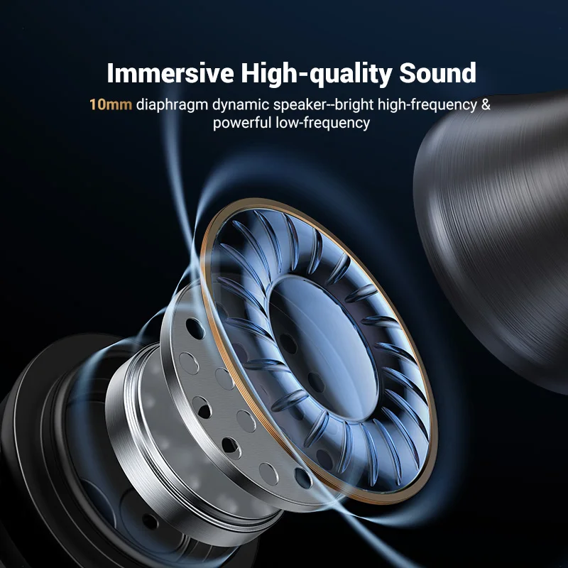 UGREEN 3.5mm USB Type C Wired Earbuds with Microphone, Wired Earphones in Ear Headphones HiFi Stereo,For Most with 3.5mm Jack - Image 3