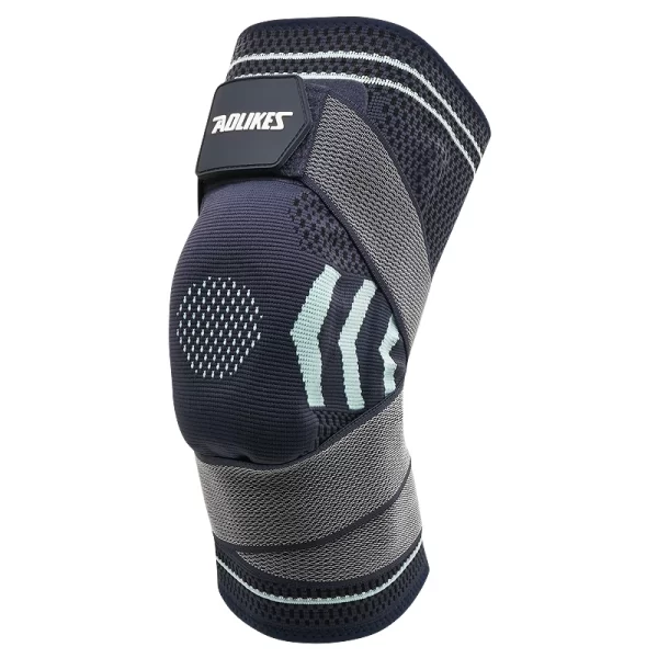 AOLIKES 1PCS Knee Brace Support Straps Knee Compression Sleeves - Image 9