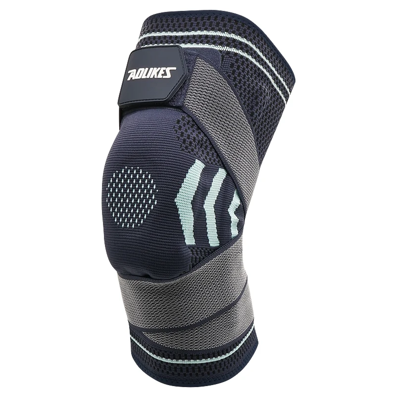 AOLIKES 1PCS Knee Brace Support Straps Knee Compression Sleeves - Image 9