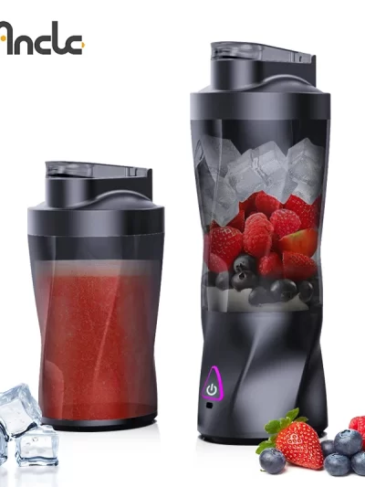 Electric Portable Juicer Fresh Fruit Mixer 700ML Multifunctional USB Rechargeable Shakes Smoothie Blender