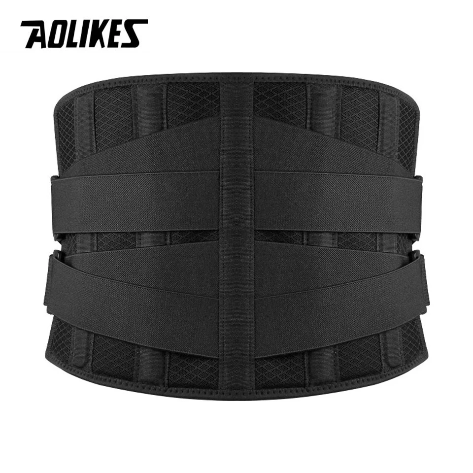 AOLIKES Lower Back Brace with 6 Stays Anti-skid Orthopedic lumbar Support Breathable Waist Support Belt - Image 3
