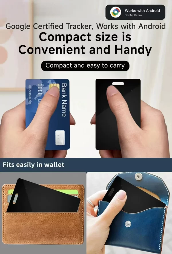 Wallet Tracker Card Wireless Charging Tracking Location Gps Locator Smart Tag For Android - Image 17