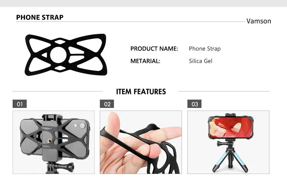 Vamson for Insta360 X3 Accessories 360 Degree Rotary Backpack Clip Clamp Mount for Insta360 One X2 Dji Action 3 2 Go Pro Camera - Image 26