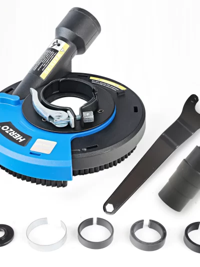 HERZO 100mm Grinding Wheel Guard Dust Shield Tool, Suitable for Dry Surface Grinding
