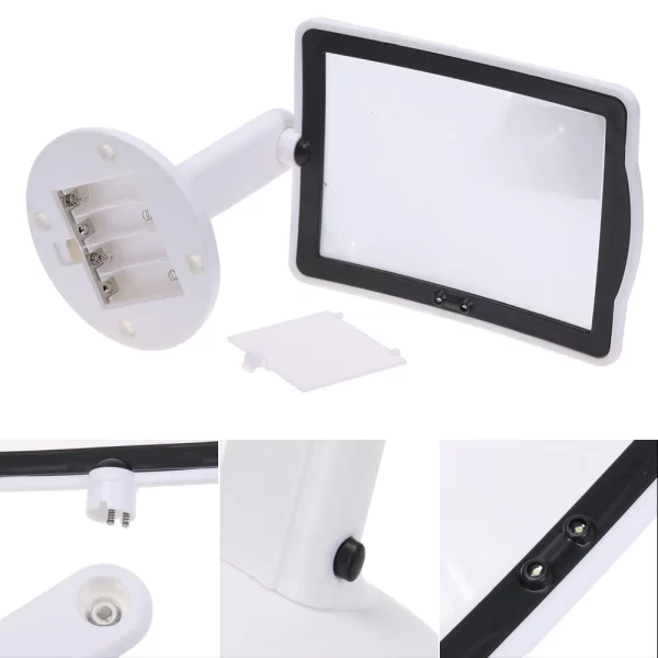 3X 180° Rotatable Magnifying Glass Handsfree Loupe Screen Reading Magnifier - Image 6
