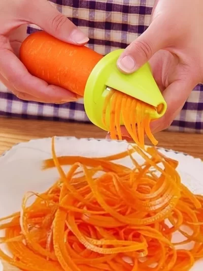 Kitchen Rotating ShredderSpiral Peeler Manual Vegetable Slicer Fruit Potato Radish Grater