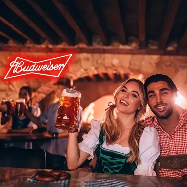 budweiser logo beer bar Neon Signs  Bar Neon Beer Light Sign - Image 8